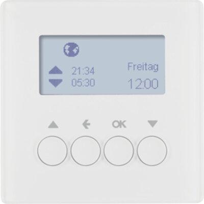 Jalousiesteuerungen polarweiß
