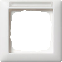 GIRA Rahmen 109127 1fach mit Beschriftungsfeld Standard...