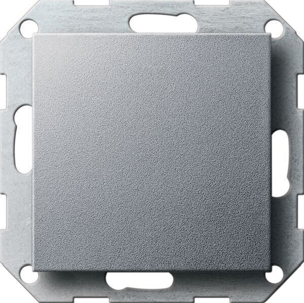 GIRA Blindabdeckung 026826 + Tragring System 55 Farbe Alu
