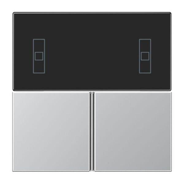 JUNG Tastensatz AL4093TSA f&uuml;r Komfortregler Serie LS Aluminium