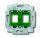 BUSCH-JAEGER Tragring 1810 2fach ModularJack