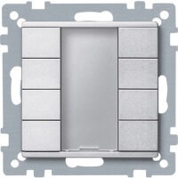 MERTEN Taster 627860 Taster 4fach plus aluminium M