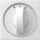 GIRA Abdeckung 066627 Knebel Zeit+Jalousie System55 rwm