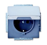 BUSCH-JAEGER Steckdose SCHUKO 20 EUK-866 mit Klappdeckel...