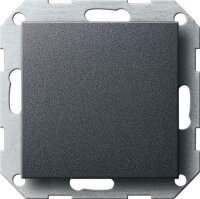 GIRA Blindabdeckung 026828 + Tragring System 55 Anthrazit