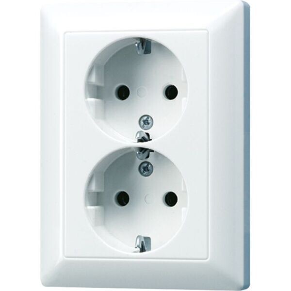 JUNG Steckdose SCHUKO AS5020UWW AS 5020 U WW alpinwei&szlig;