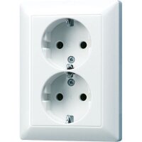 JUNG Steckdose SCHUKO AS5020UWW AS 5020 U WW alpinweiß