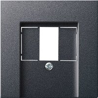 GIRA Abdeckung 027628 TAE Stereo USB System 55 Anthrazit