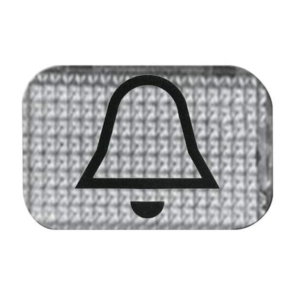 BUSCH-JAEGER Symbol 2145 KI Klingel glasklar