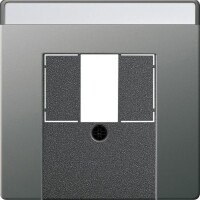 GIRA Abdeckung 0876600 Beschriftungsfeld TAE USB System...