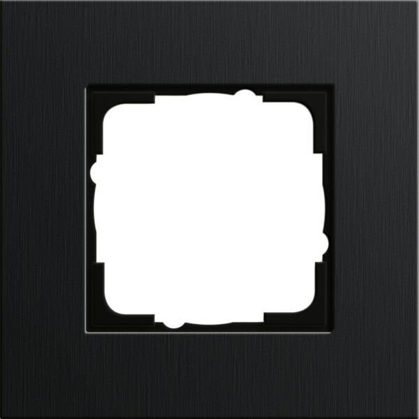 GIRA Rahmen 0211126 1fach Esprit aluminium schwarz