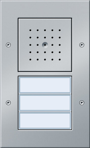 GIRA Audio-T&uuml;rstation 126765 AP 3fach T&uuml;rko Farbe Alu