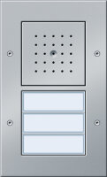 GIRA Audio-Türstation 126765 AP 3fach Türko...