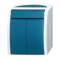 BUSCH-JAEGER Serienschalter 2601/5 W-53 ocean 10A 1polig...