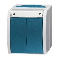 BUSCH-JAEGER Jalousietaster 2621/4 W-53 ocean 10A 1polig...