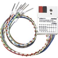 MERTEN Tasterschnittstelle 670804 4fach plus polarweiß