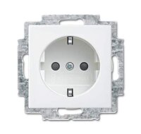 BUSCH-JAEGER Steckdose SCHUKO 20 EUCB-914 mit erh....