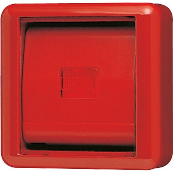 JUNG Abdeckplatte 860WGLRT rot