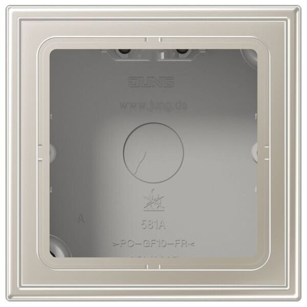 JUNG AP-Kappe ES2581A-L mit Rahmen 1fach