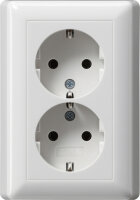 GIRA Doppelsteckdose SCHUKO 078003 Standard 55...