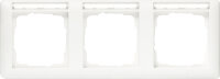 GIRA Rahmen 109303 3fach Beschriftungsfeld waag Standard...