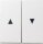 GIRA Serienwippe 029427 Pfeilsymbol System 55 Reinwei&szlig; seidenmatt