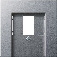 GIRA Abdeckung 027626 TAE Stereo USB System 55 Farbe Alu