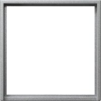 GIRA Adapterrahmen 028226 50x50 quad System 55 Farbe Alu