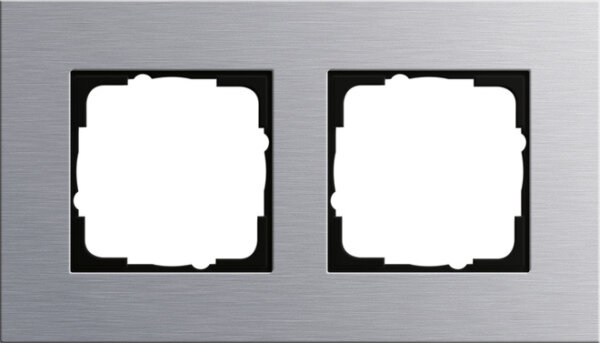 GIRA Rahmen 021217 2fach Esprit Aluminium (eloxiert)