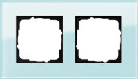GIRA Rahmen 021218 2fach Esprit Glas Mint