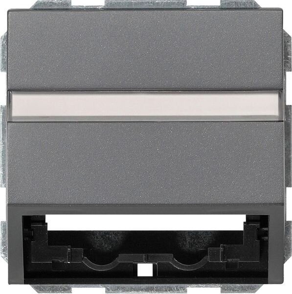 GIRA Datenhaube 087028 Beschriftungsfeld+Tragring System 55 Anthrazit