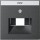 GIRA Abdeckung 028428 Beschriftungsfeld UAE /IAE (ISDN) System 55 Anthrazit