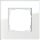 GIRA Rahmen 021112 1fach Esprit glas weiss