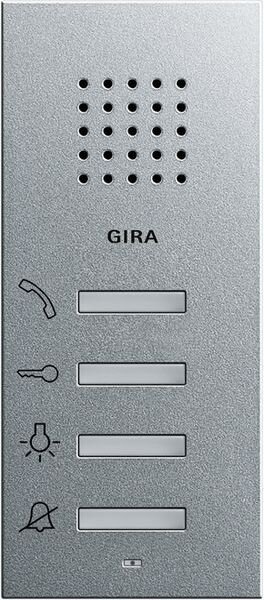 GIRA Audio-Haustelefon 125026 AP System 55 Farbe Alu