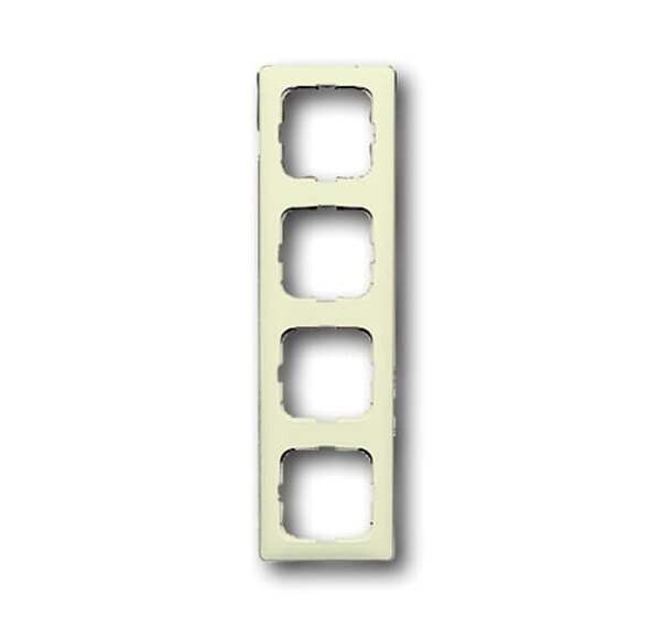 BUSCH-JAEGER Rahmen 2514-212K-102 4fach SI wei&szlig; (cremewei&szlig;)