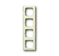 BUSCH-JAEGER Rahmen 2514-212K-102 4fach SI weiß...