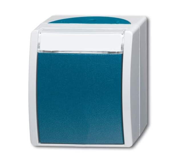 BUSCH-JAEGER Wechselschalter 2601/6 WN-53 ocean grau/blaugr&uuml;n