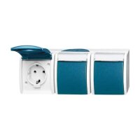 BUSCH-JAEGER Steckdose 2300/3 EWN-53 ocean...