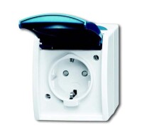 BUSCH-JAEGER Steckdose 20 EBW-53 mit erh....