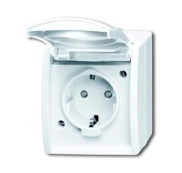BUSCH-JAEGER Steckdose 20 EBW-54 mit erh....