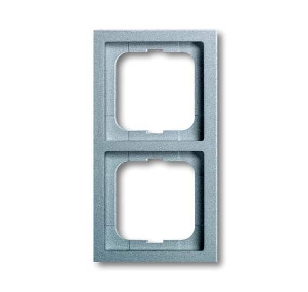 BUSCH-JAEGER Rahmen 1722-183K 2fach aluminiumsilber