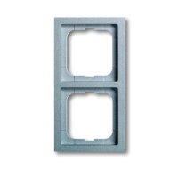 BUSCH-JAEGER Rahmen 1722-183K 2fach aluminiumsilber