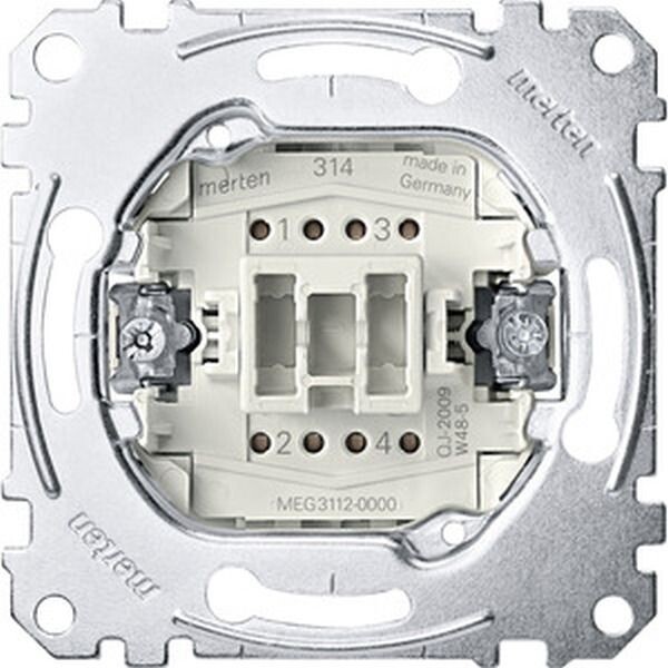 MERTEN Ausschaltereinsatz MEG31120000 2-p. 10 AX AC 250V Steckkl