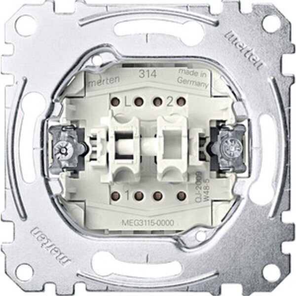 MERTEN Serienschaltereinsatz MEG31150000 1-p. 10 AX AC 250V Steckkl.