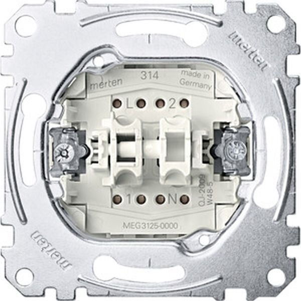 MERTEN Serienschaltereinsatz MEG31250000 1-p. 10 AX AC 250V Steckkl.