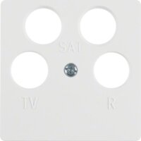 BERKER Zentralplatte 14841909 polarweiss matt
