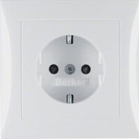 BERKER Steckdose SCHUKO 47228989 mit Abdeckplatte u....