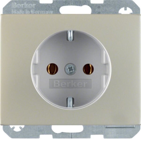 BERKER Steckdose SCHUKO 47357004 edelstahl rostfrei