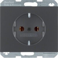 BERKER Steckdose SCHUKO 47157006 anthrazit matt