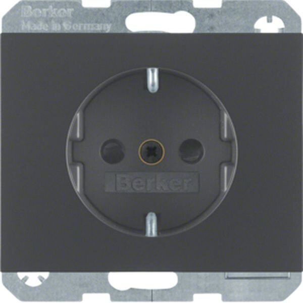 BERKER Steckdose SCHUKO 47357006 anthrazit matt